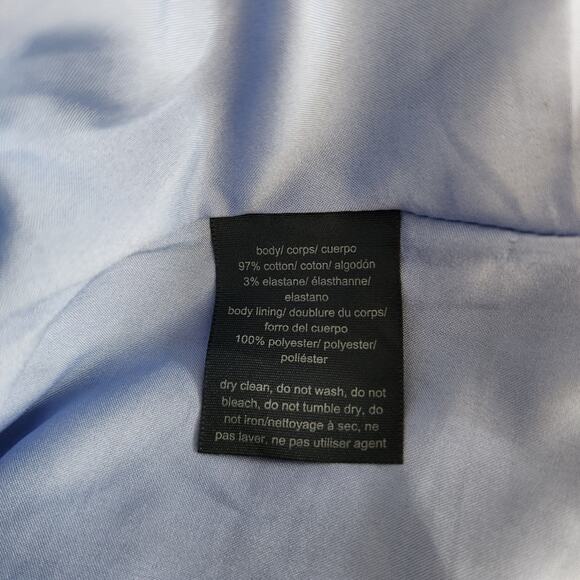 TOMMY HILFIGER Blue White Polka Dot Print Sleeveless A-line Silhouette Dress S - Picture 12 of 14